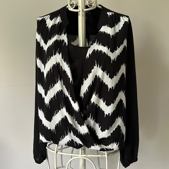 Alfani Tops - Alfani black and white blouse